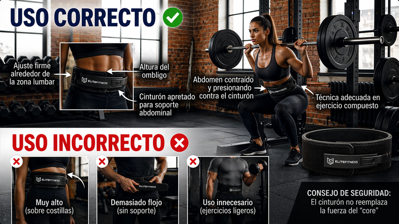 Cinturón de gimnasio: cómo usarlo bien y cuándo evitarlo