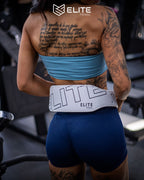 Cinturon de cuero Blanco