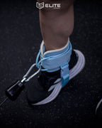 Grilletes de cuero azul ELITE