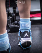 Grilletes de cuero azul ELITE