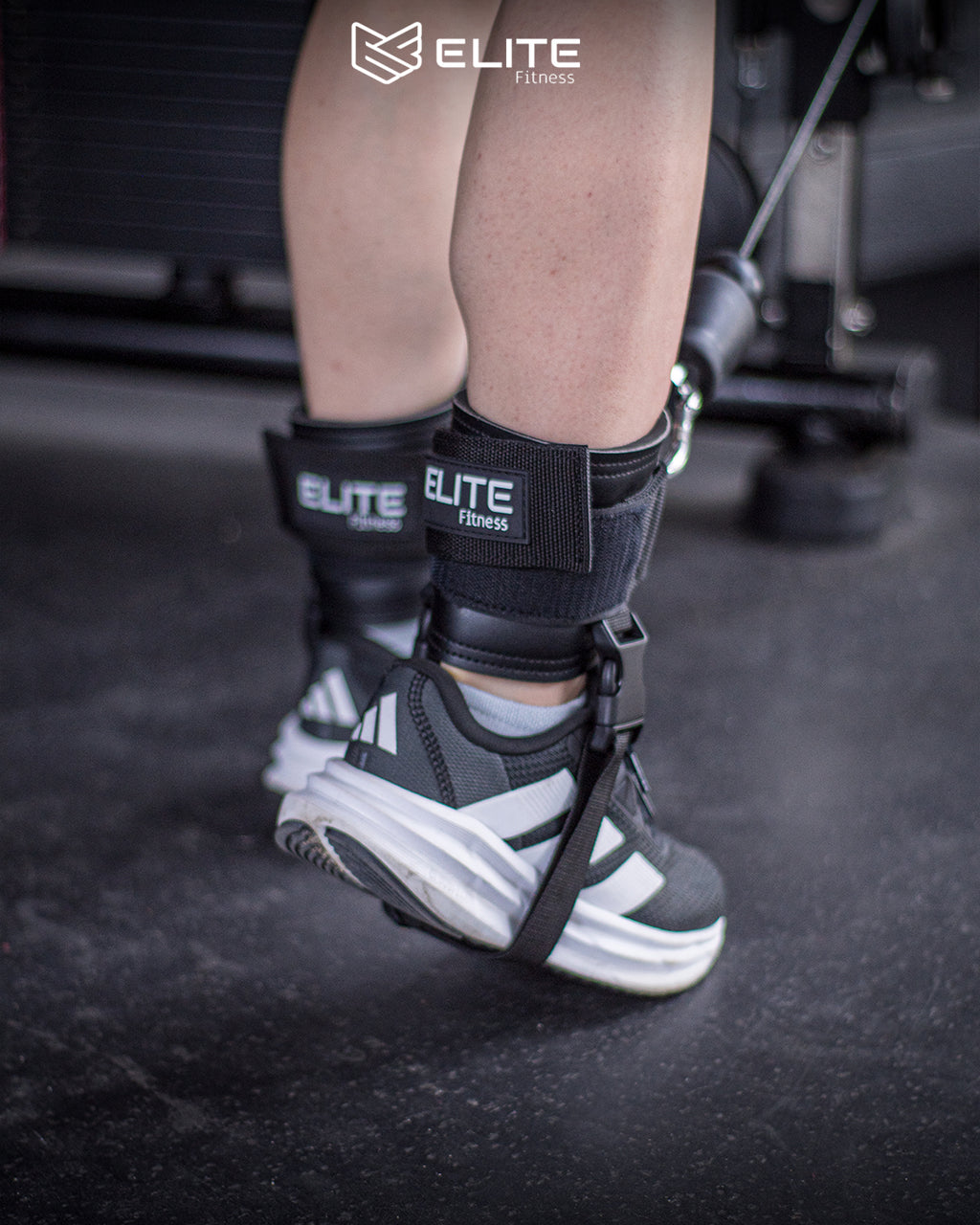 Grilletes de cuero negro ELITE