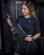 Grilletes de cuero negro ELITE