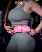 Cinturo de cuero Rosa