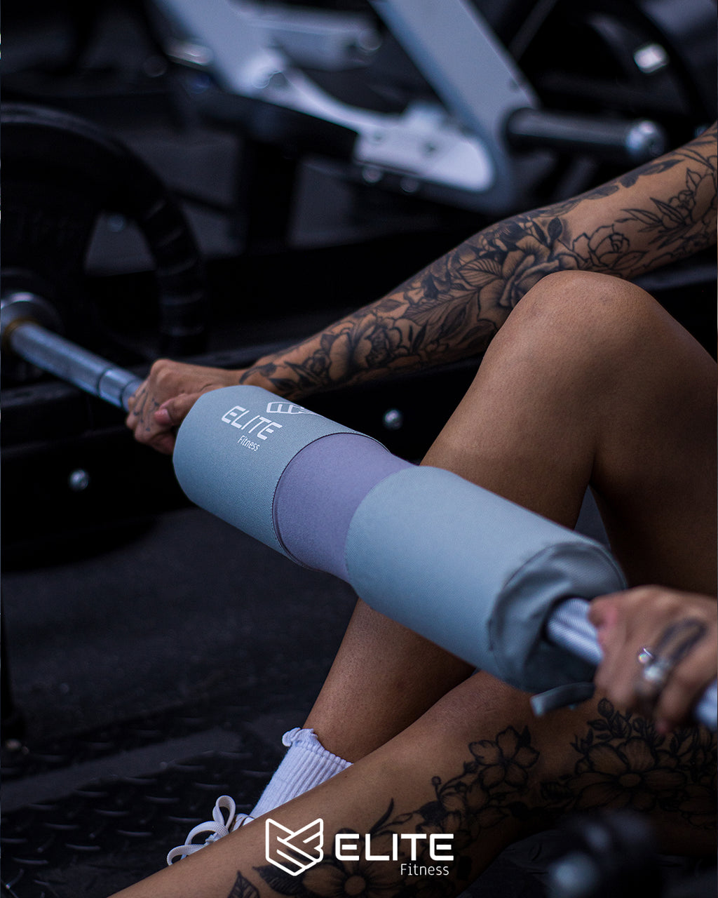 Almohadilla Gris para Barra de Gimnasio ELITE