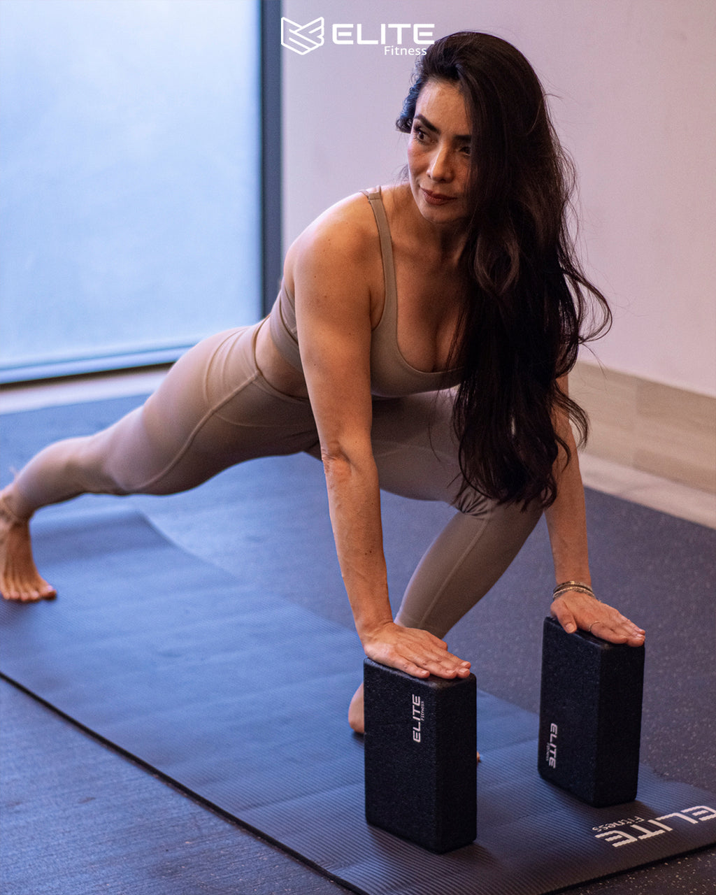 Par De Blocks De Yoga Bloques Con Correa Para Pilates