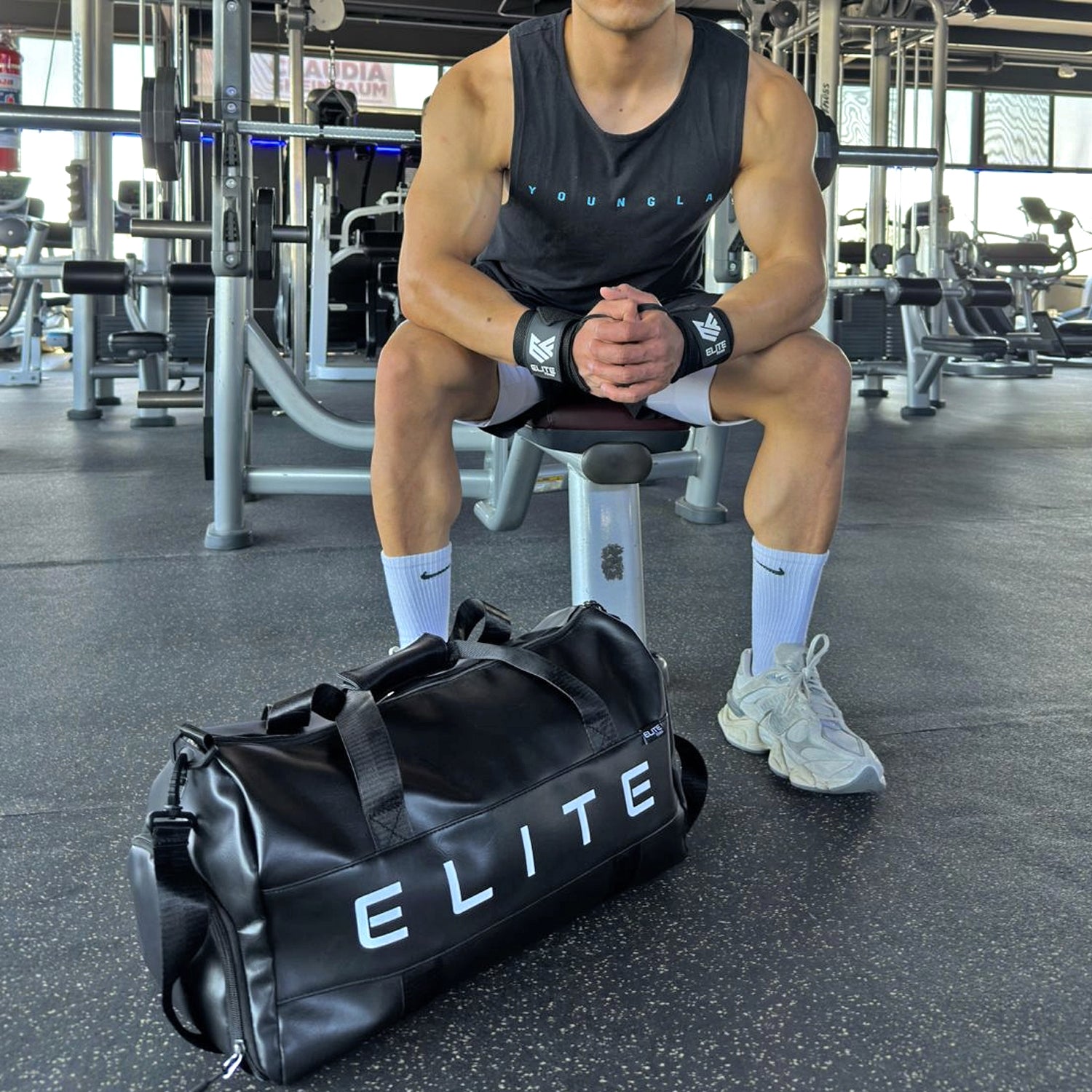 Bolsa para gimnasio con correa para hombro