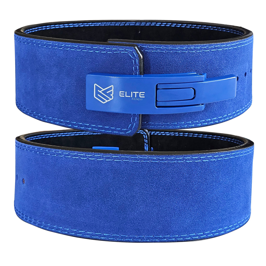 Cinturón de Cuero Azul con Palanca ELITE