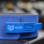 Cinturón de Cuero Azul con Palanca ELITE