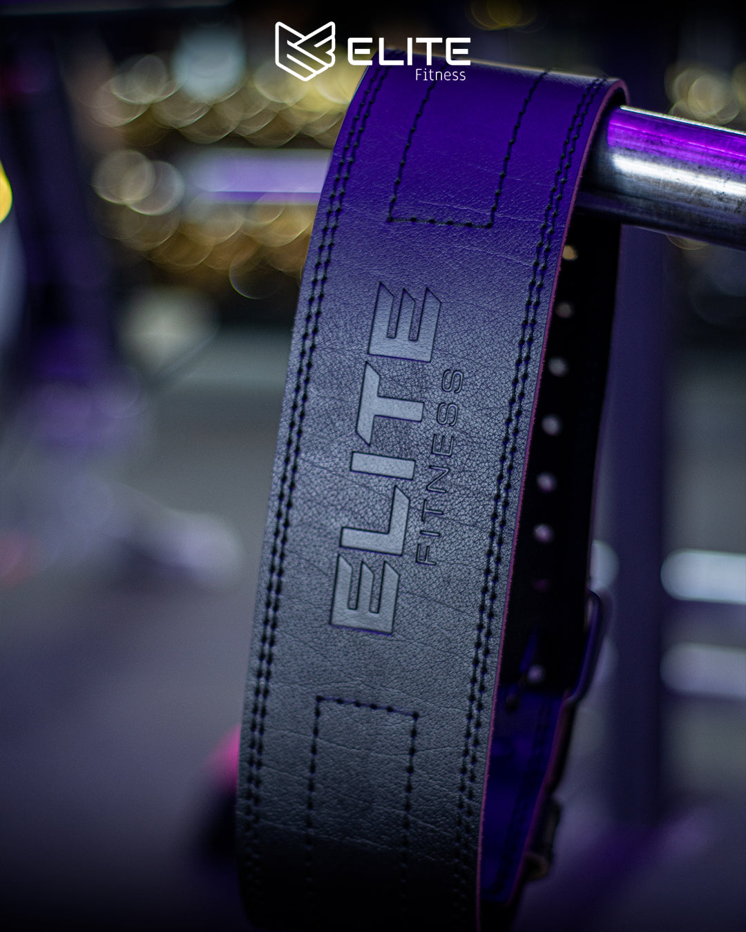 Cinturon de cuero doble costura para gimnasio