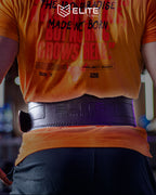 Cinturon de cuero doble costura para gimnasio