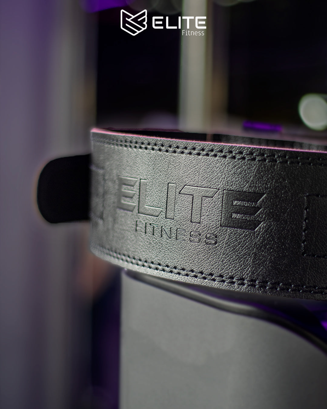 Cinturon de cuero doble costura para gimnasio