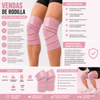 Venda para Rodilla Color Rosa