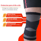 Rodilleras de soporte con vendas ajustables