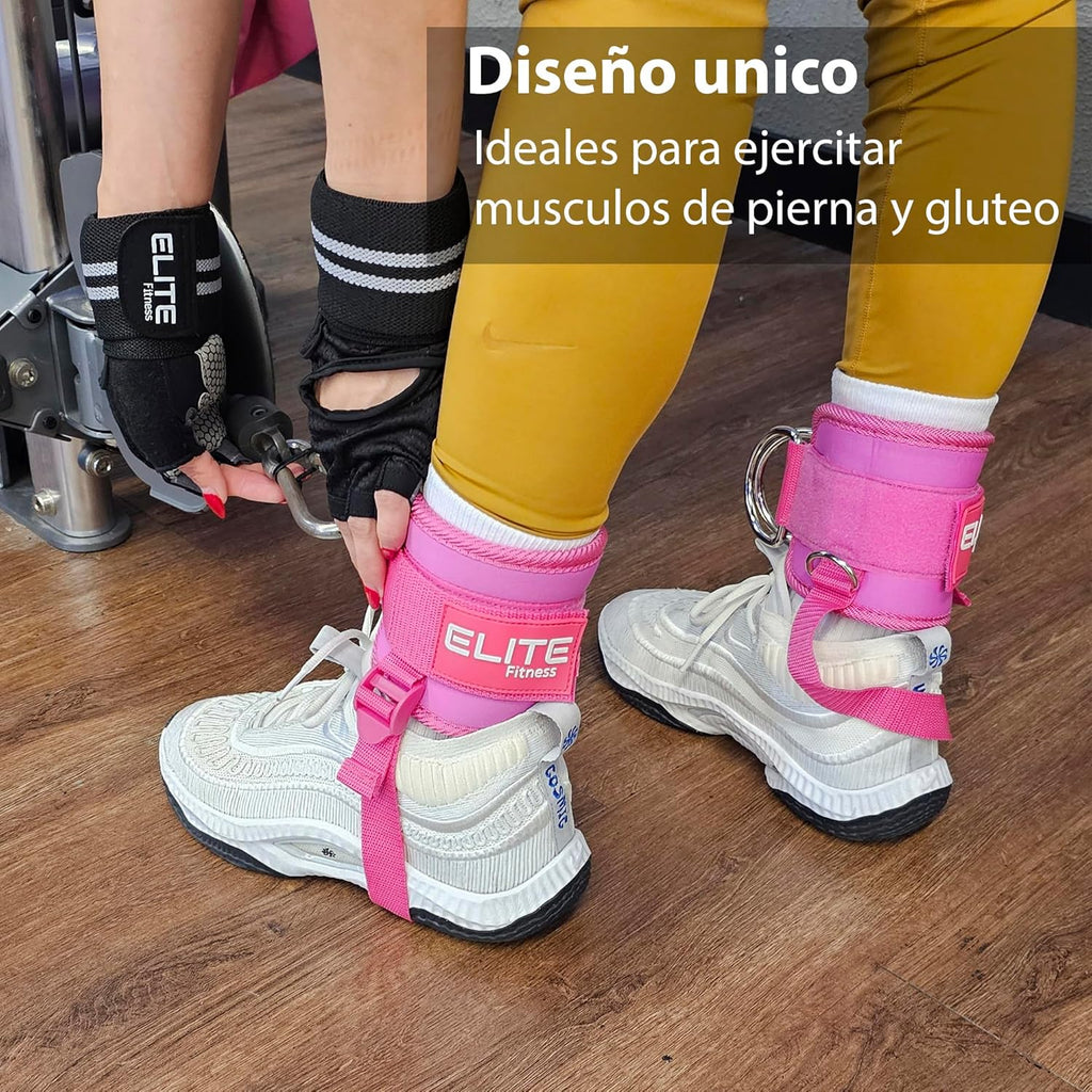 Grilletes premium con talonera Rosas