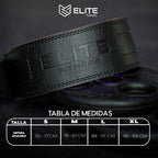 Cinturon de cuero doble costura para gimnasio