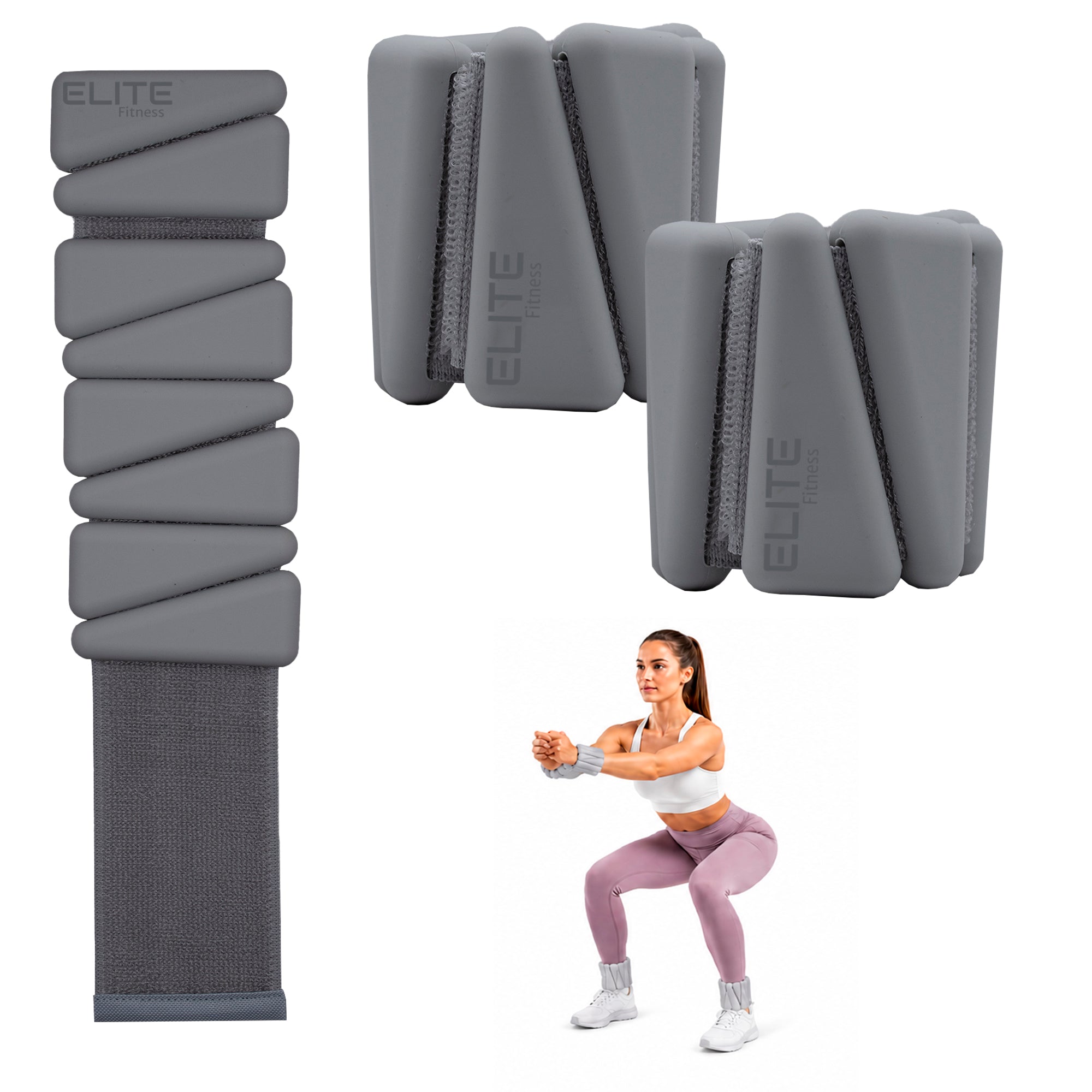 Par de Polainas de 1 lb para Muñecas y Tobillos | Pilates, Yoga y Fitness