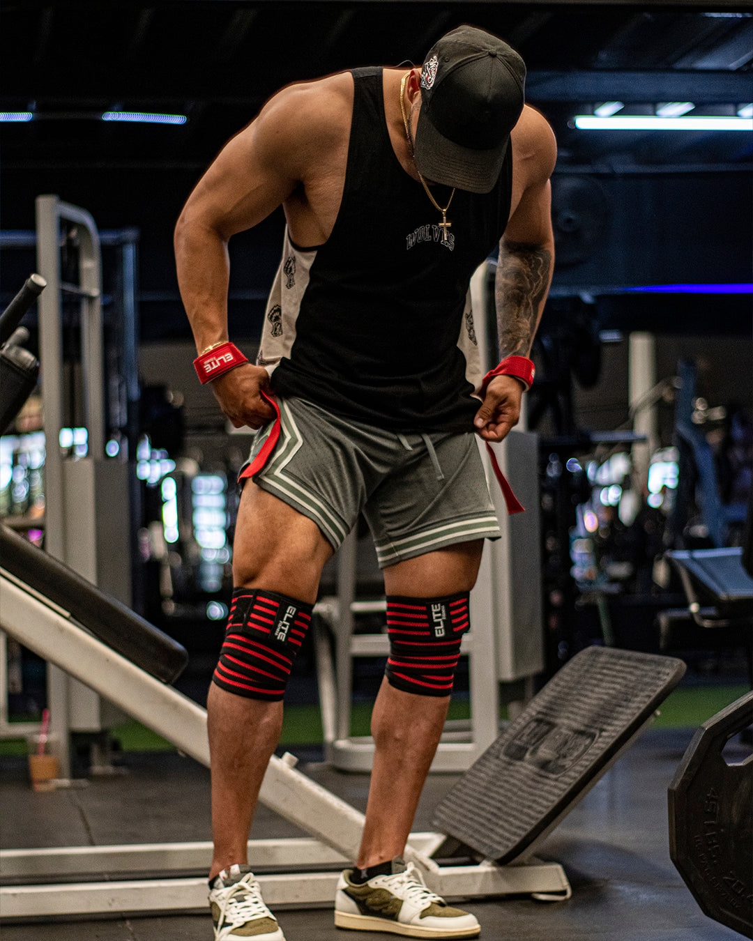 Vendas para rodilla ROJO