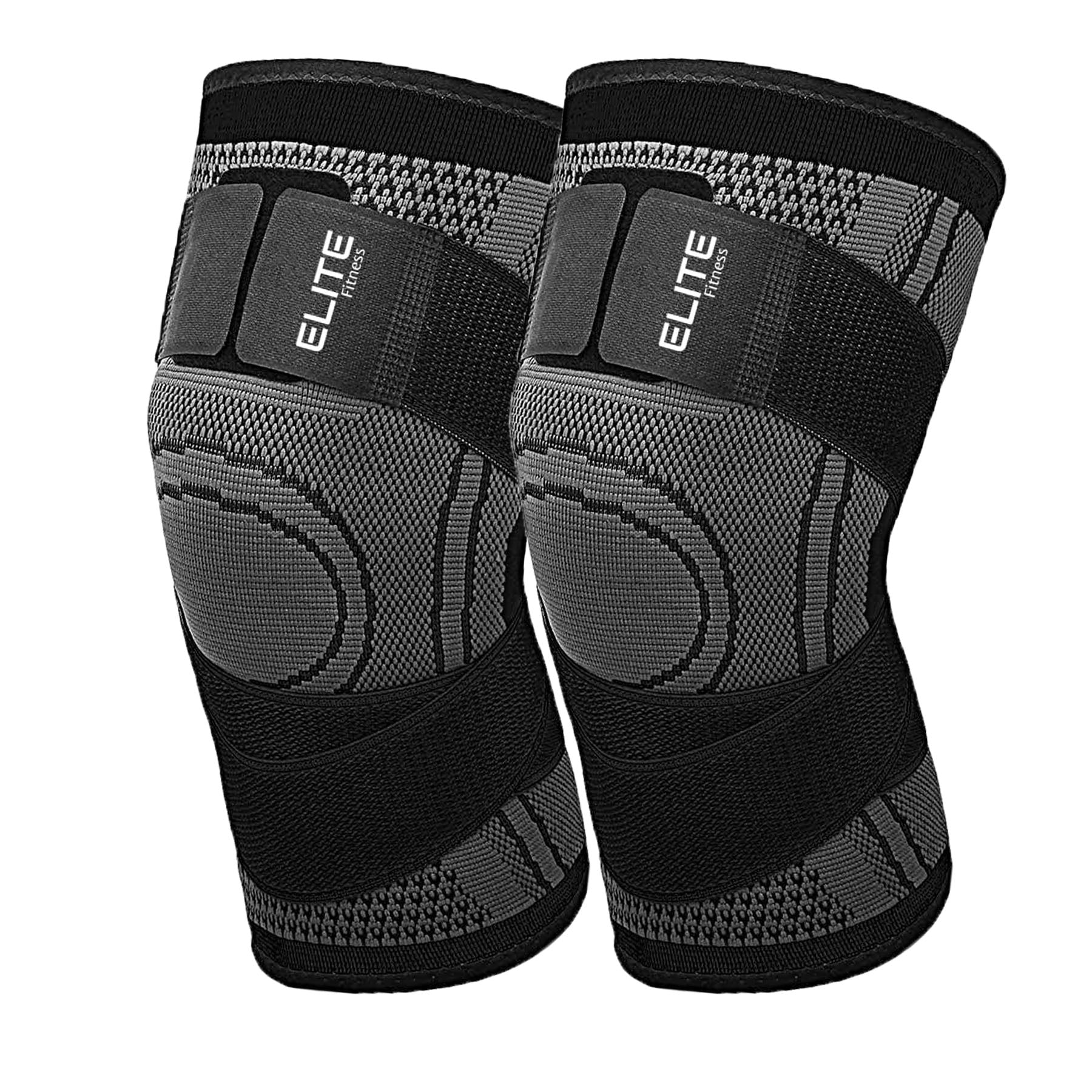 Rodilleras de soporte con vendas ajustables