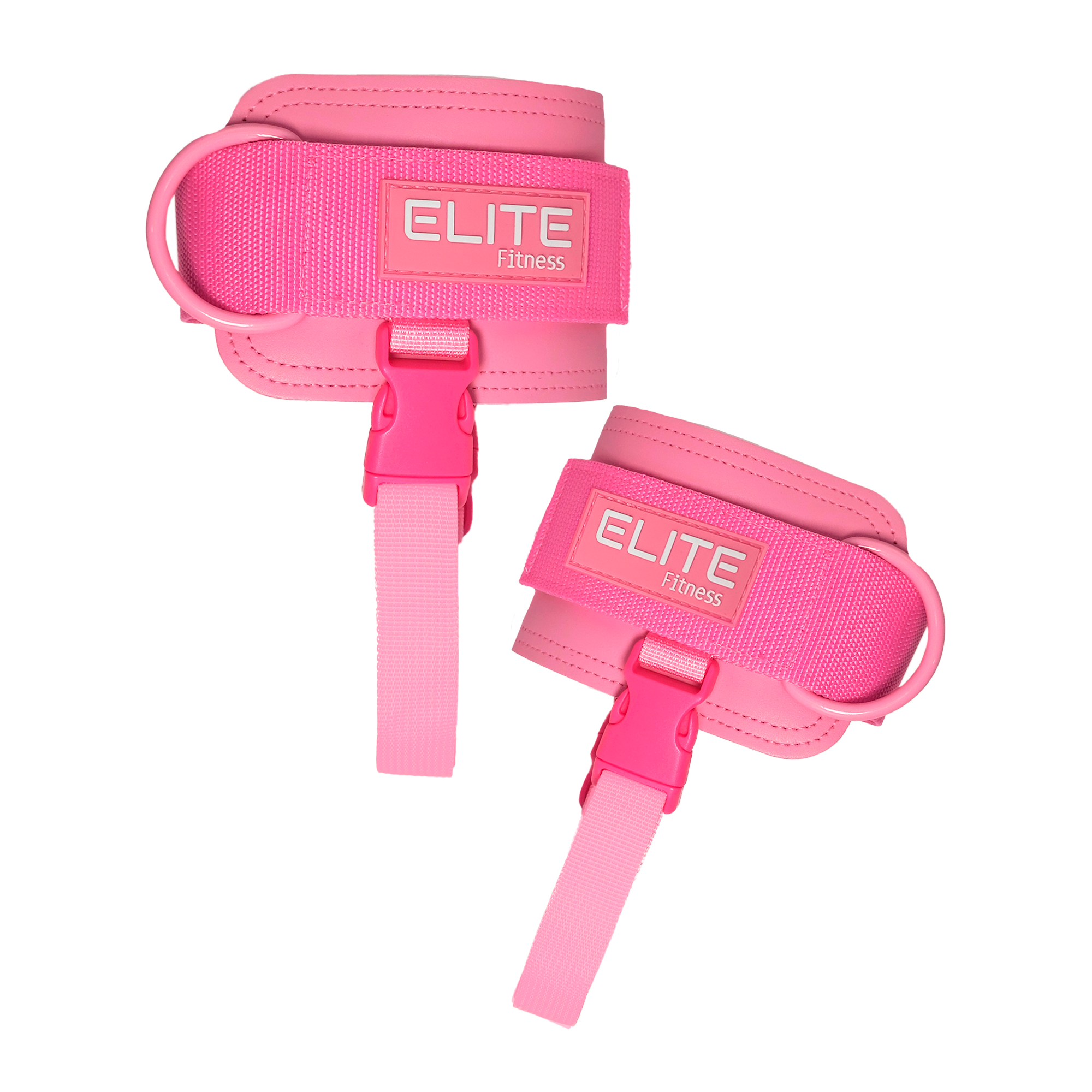 Grilletes de cuero rosa ELITE