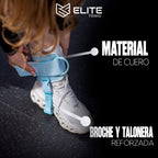 Grilletes de cuero azul ELITE