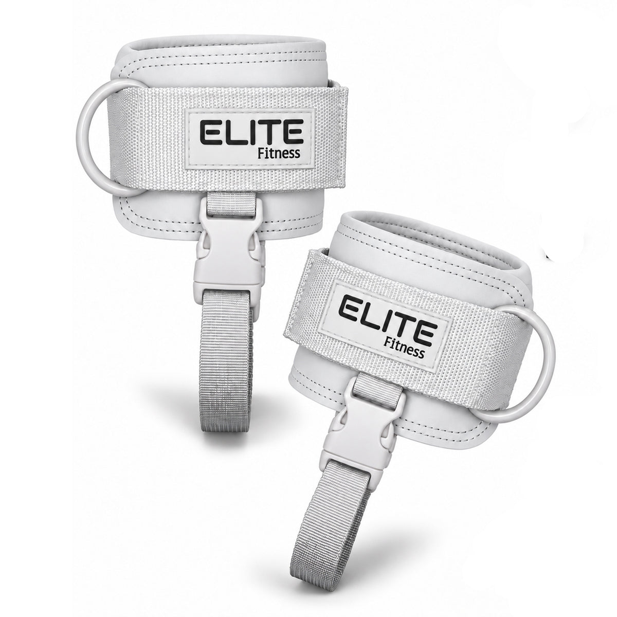Grilletes de cuero blanco ELITE