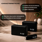Par De Blocks De Yoga Bloques Con Correa Para Pilates