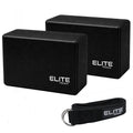 Par De Blocks De Yoga Bloques Con Correa Para Pilates