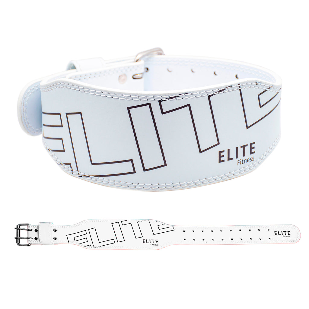 Cinturon de cuero Blanco