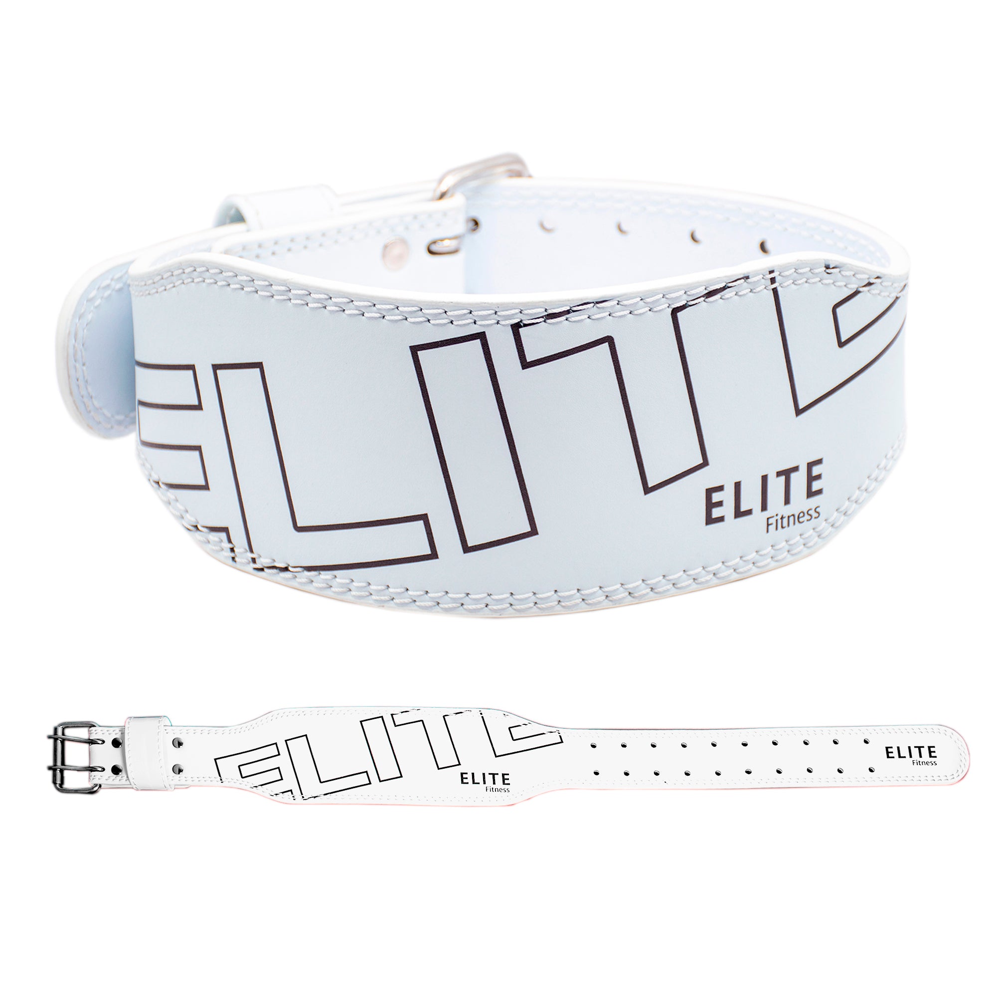 Cinturon de cuero Blanco