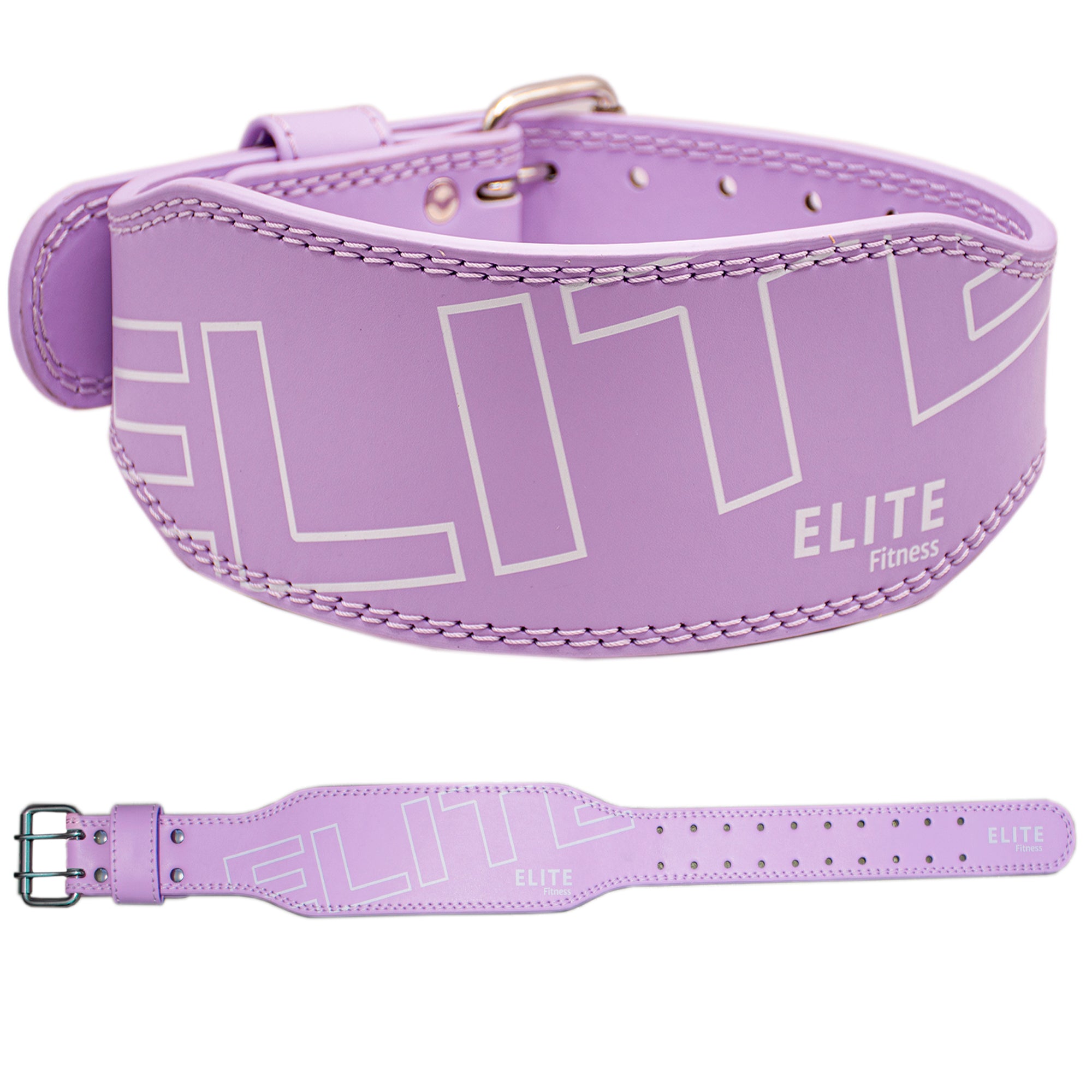 Cinturon de cuero Lavanda Pastel