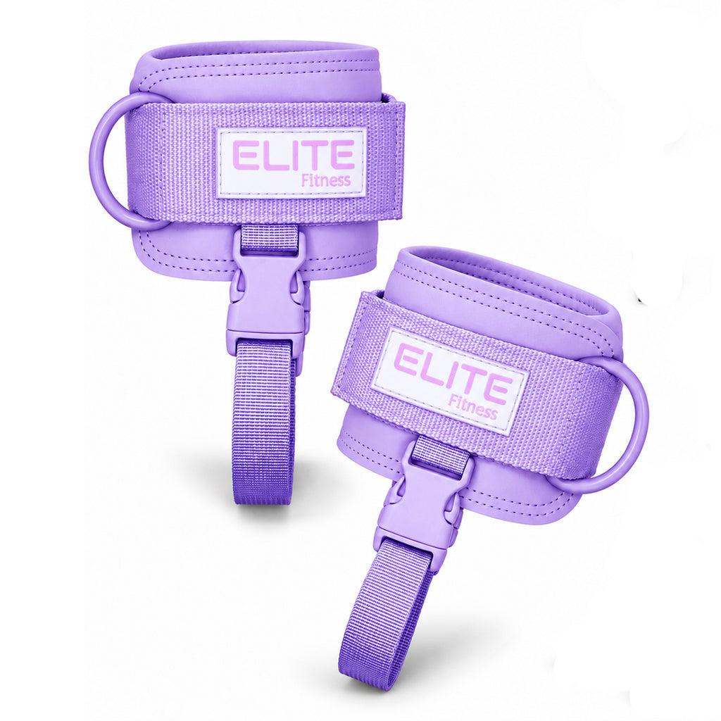 Grilletes de cuero lavanda ELITE