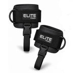 Grilletes de cuero negro ELITE