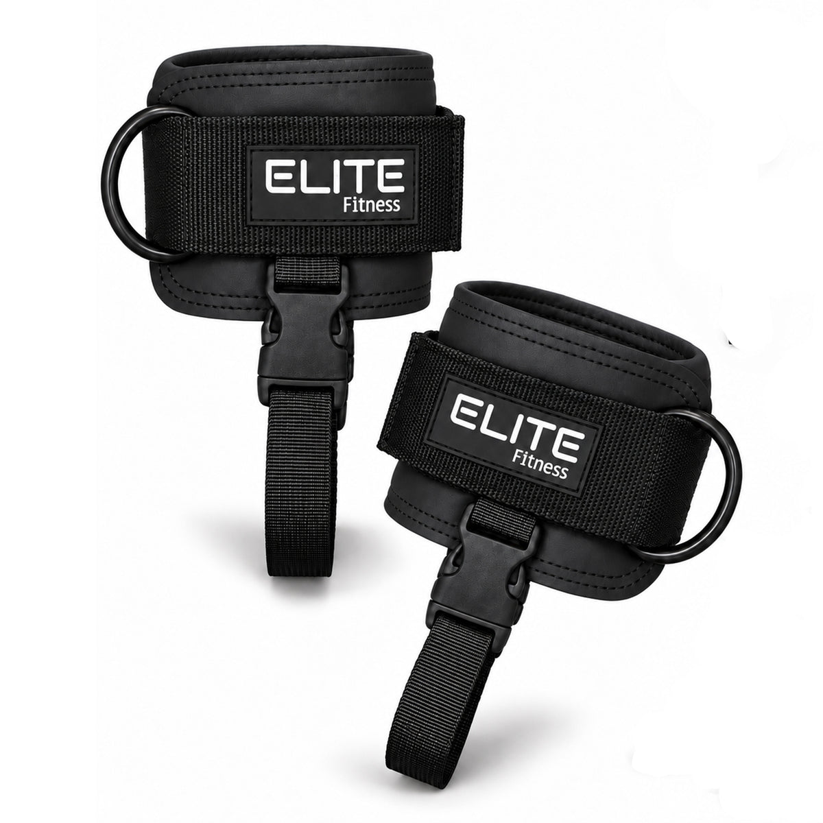 Grilletes de cuero negro ELITE