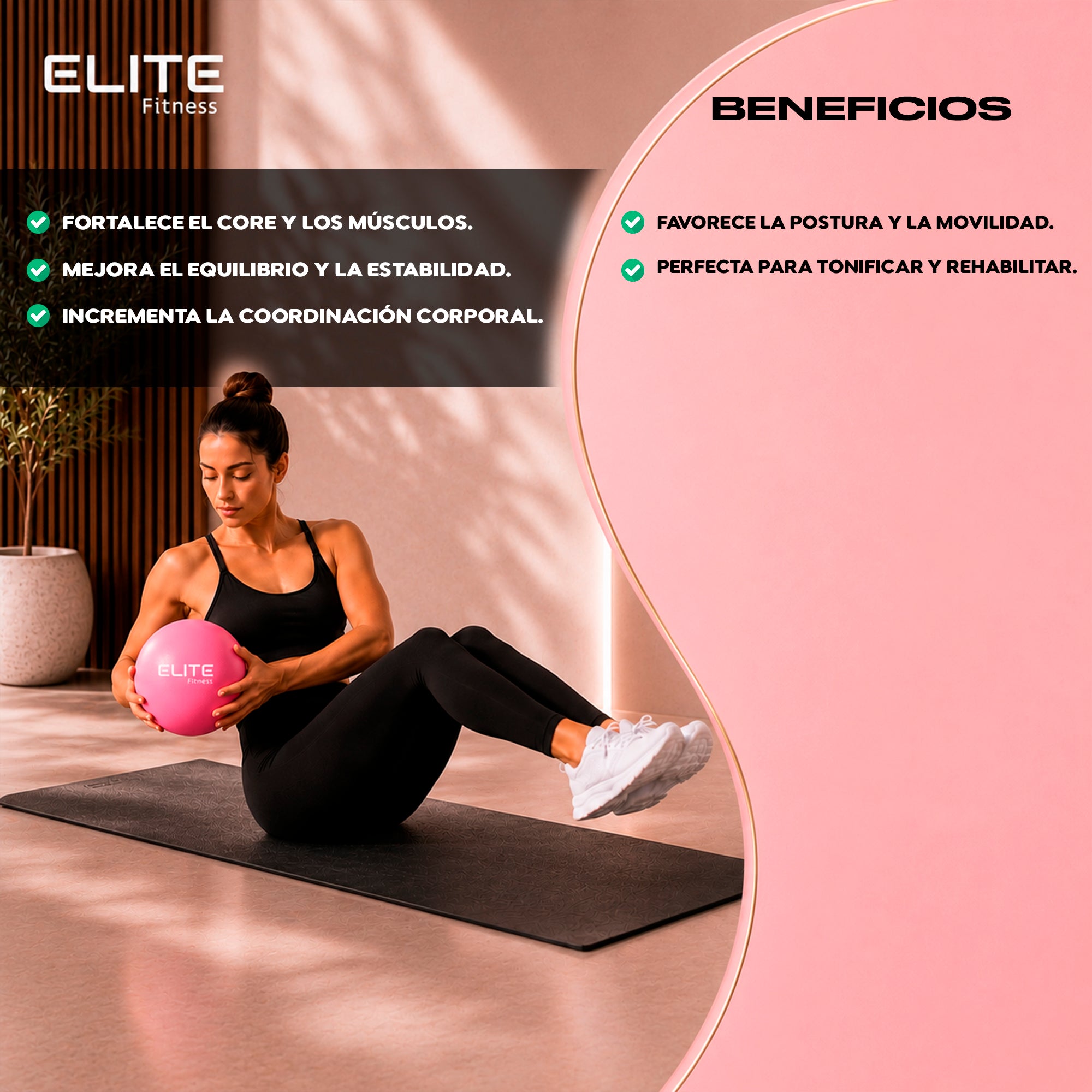 Pelota De Yoga 25cm Para Pilates