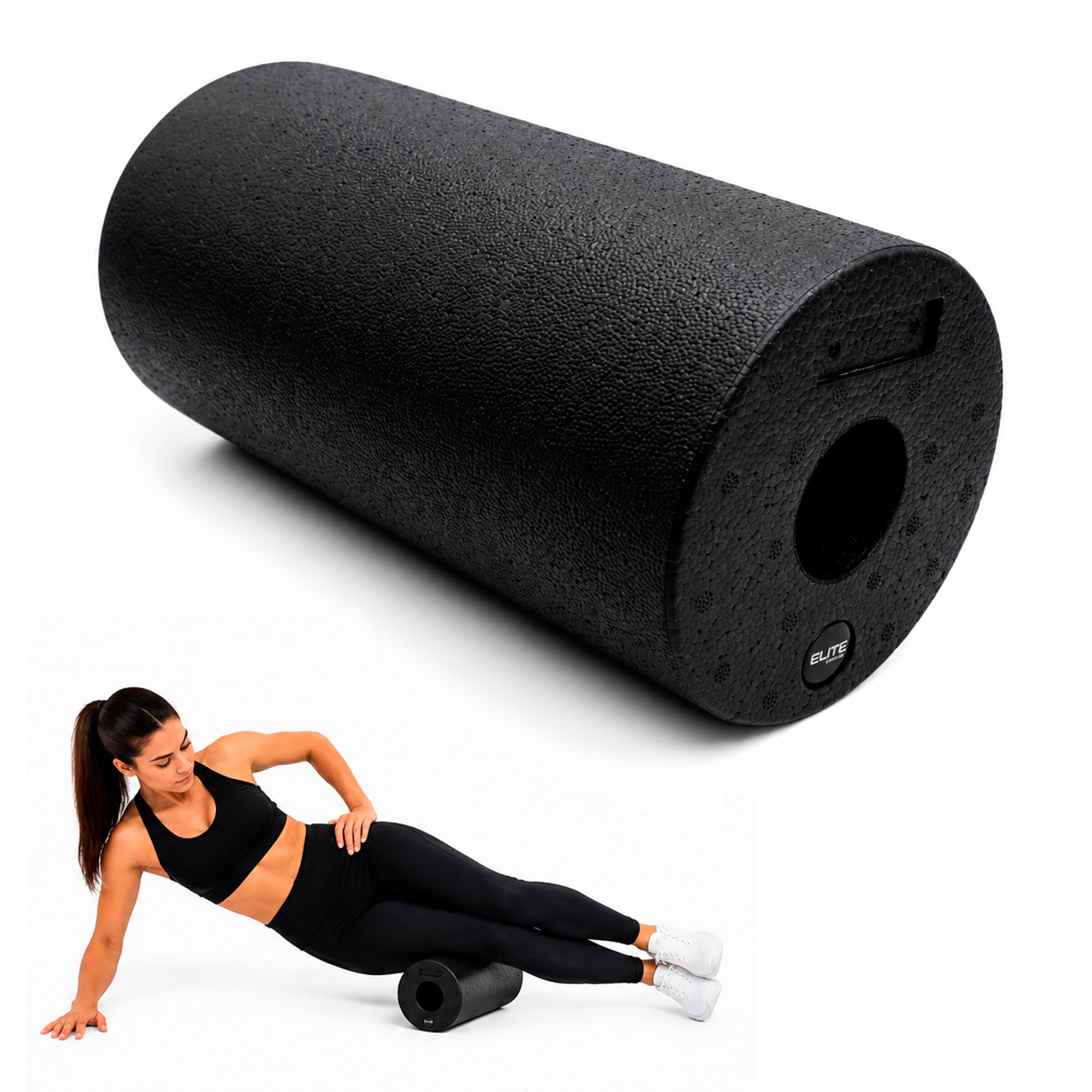 Rodillo de Yoga Foam Roller para Masaje Muscular, Pilates y Recuperación Fitness