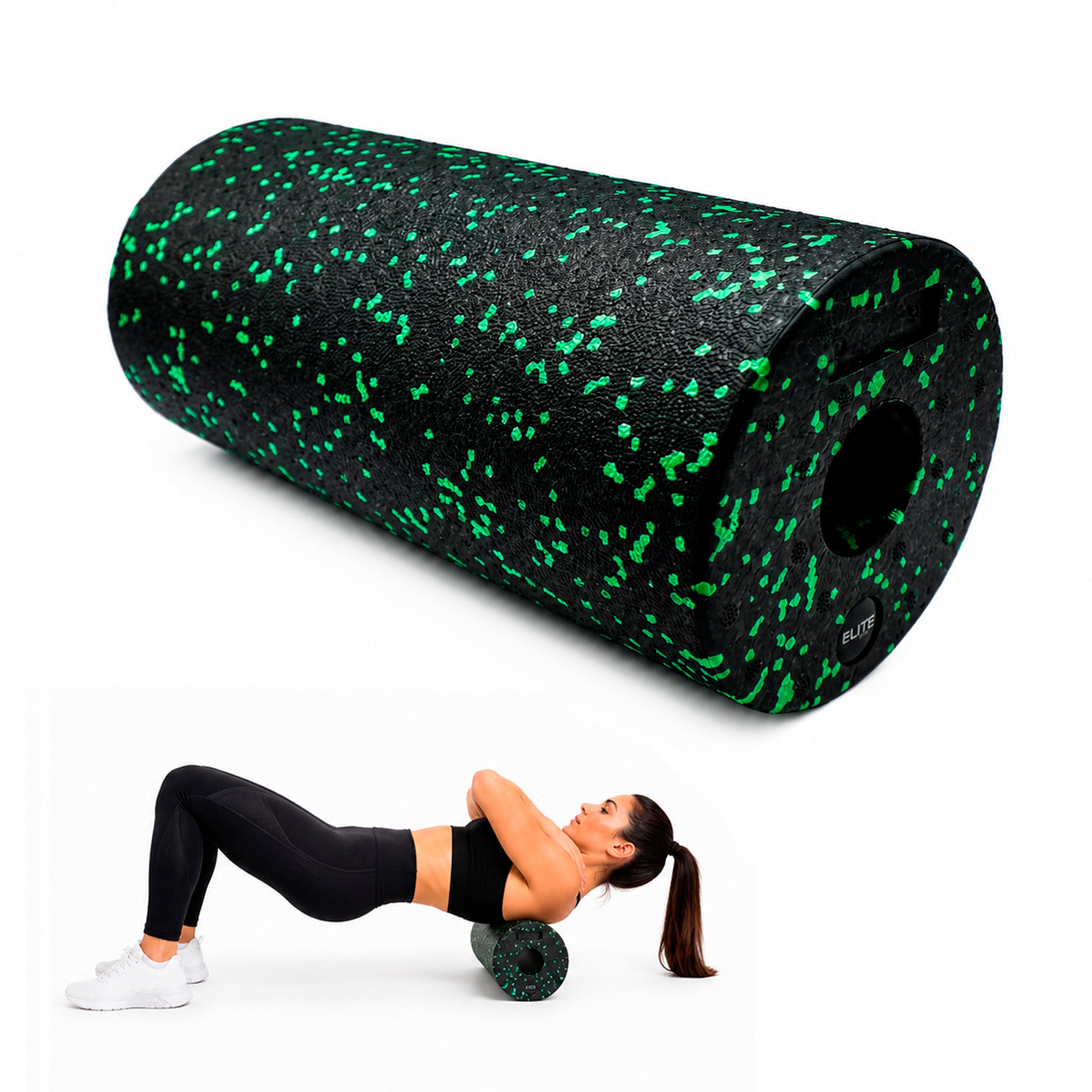 Rodillo de Yoga Foam Roller para Masaje Muscular, Pilates y Recuperación Fitness