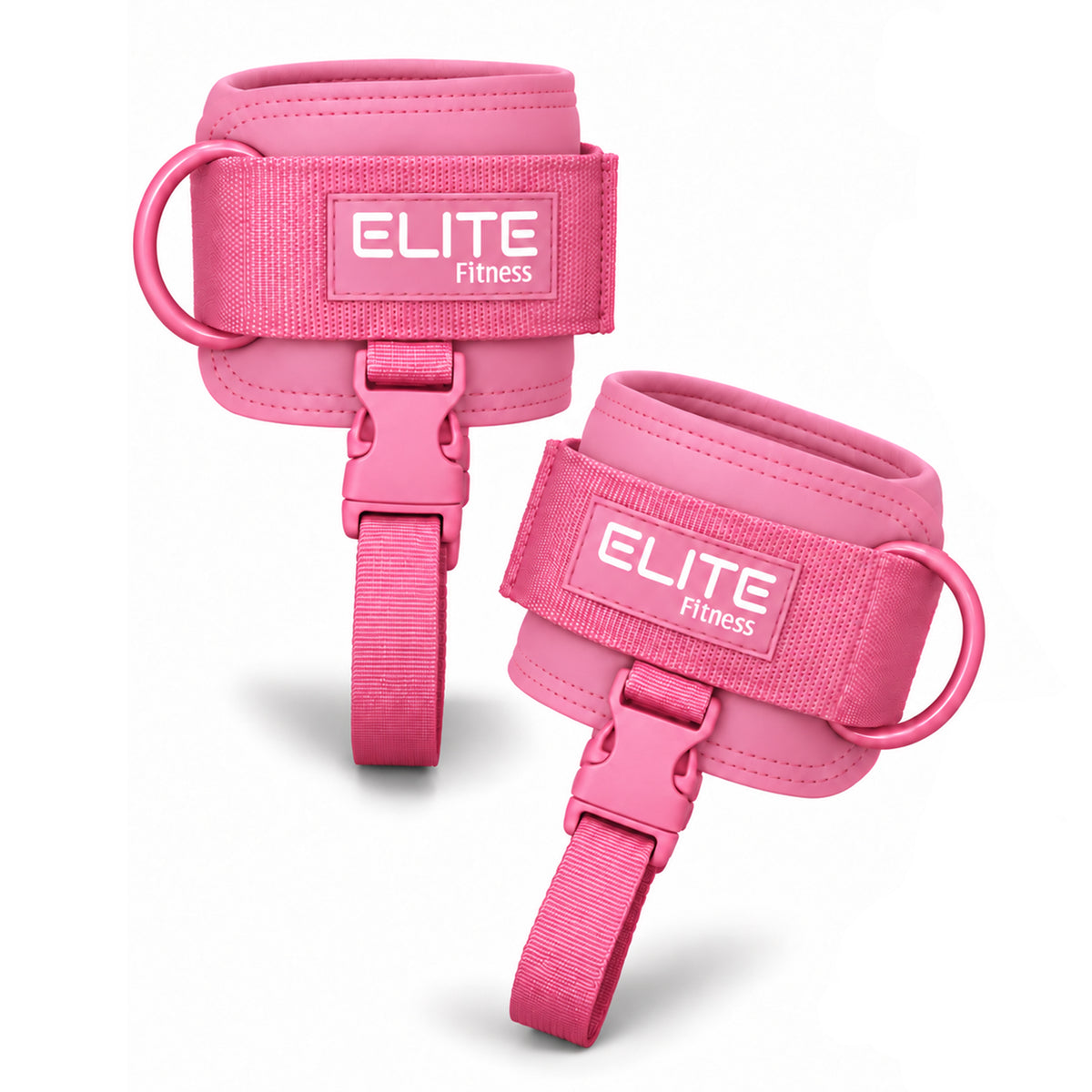 Grilletes de cuero rosa ELITE