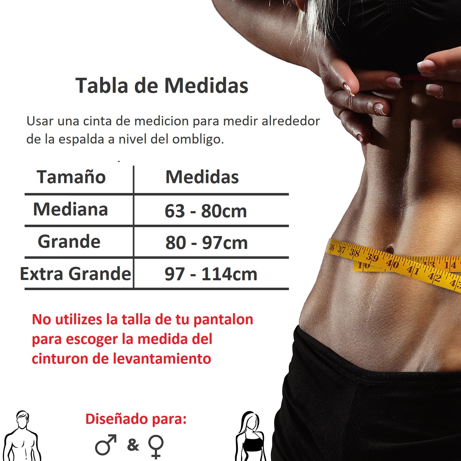 Cinturon para  levantamiento de pesas