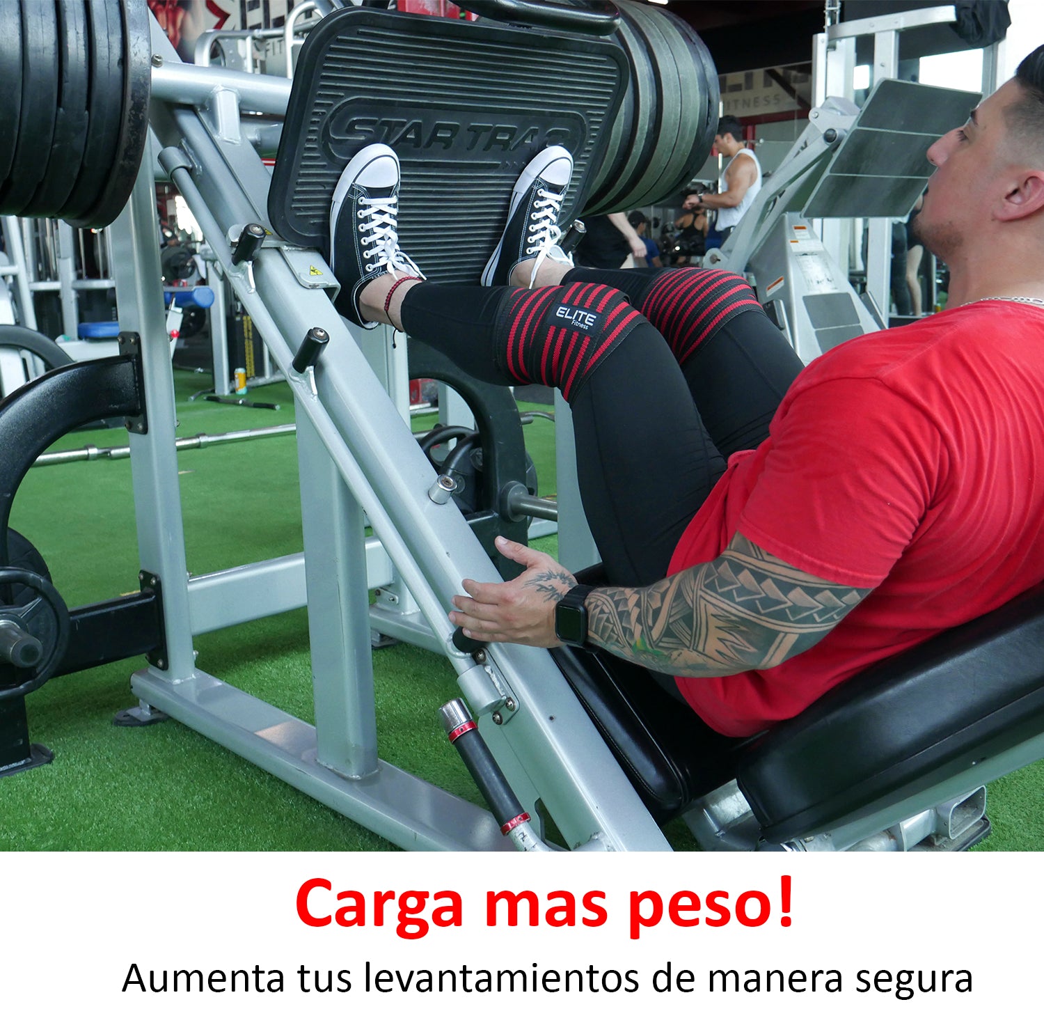 Vendas para rodilla ROJO